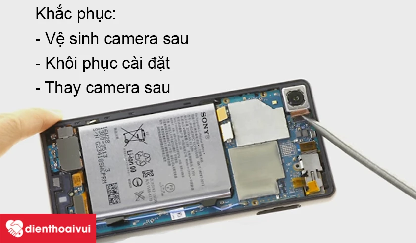 Một số cách khắc phục lỗi camera sau Sony XZ