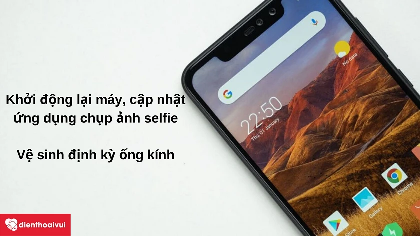 Cách khắc phục l&ocirc;̃i ảnh mờ bằng c&aacute;ch khởi động lại m&aacute;y