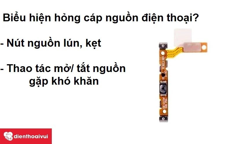 Dấu hiệu hỏng c&aacute;p nguồn