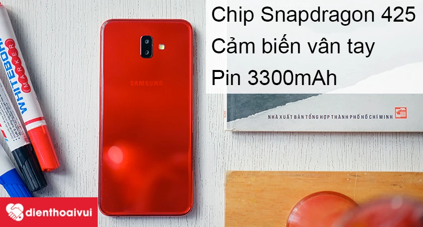 Samsung Galaxy J6 Plus &ndash; chip Snapdragon 425, RAM 3GB, pin 3300mAh