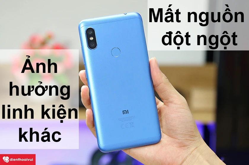 Những phiền phức khi điện thoại Note 6 Pro đang sử dụng bỗng mất nguồn đột ngột