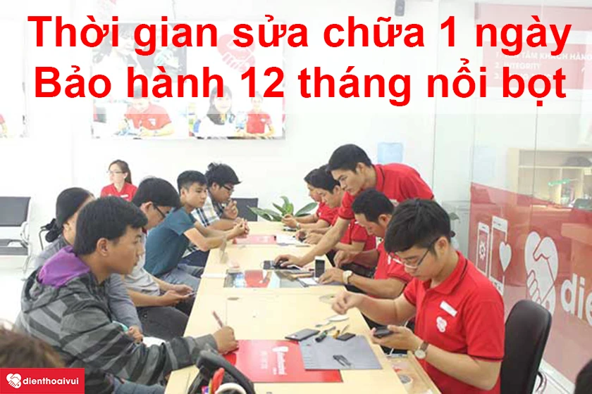 Dịch vụ thay ép mặt kính OPPO A7 giá rẻ, lấy ngay bảo hành 12 tháng tại Điện Thoại Vui