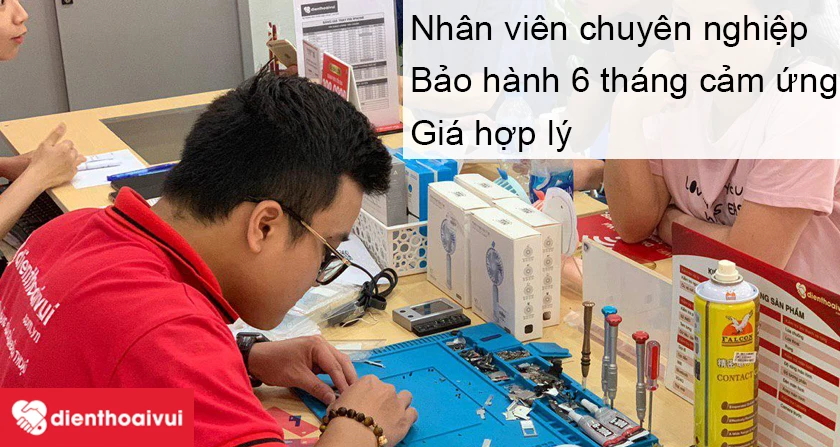 Thay k&iacute;nh cảm ứng iPhone 11 ch&iacute;nh h&atilde;ng, nhanh ch&oacute;ng tại Điện Thoại Vui