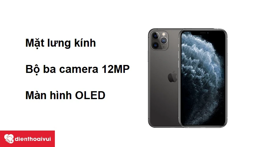Thiết kế mặt lưng k&iacute;nh cường lực sang trọng c&ugrave;ng bộ ba camera sau chụp ảnh chuy&ecirc;n nghiệp
