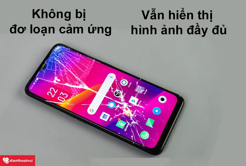Vỡ mặt k&iacute;nh