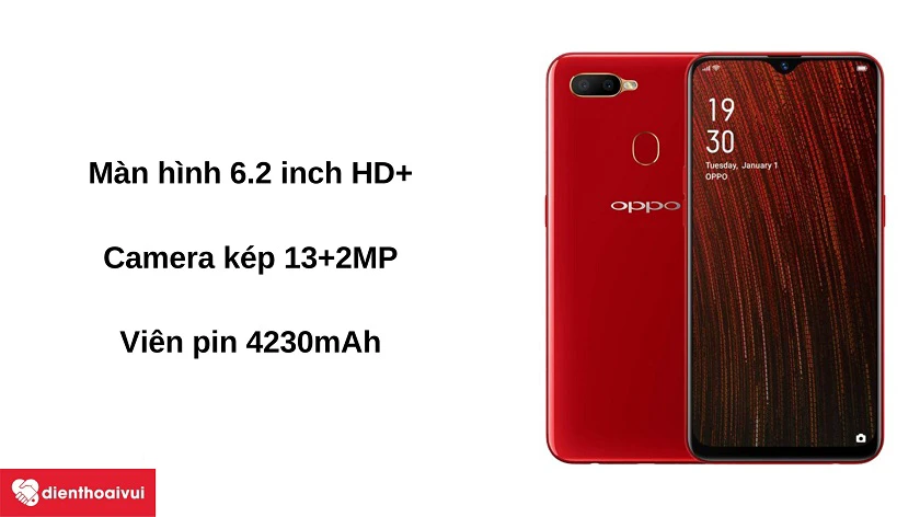 Thay ép kính OPPO A5s giá rẻ, chính hãng, uy tín tại TP.HCM và Hà Nội