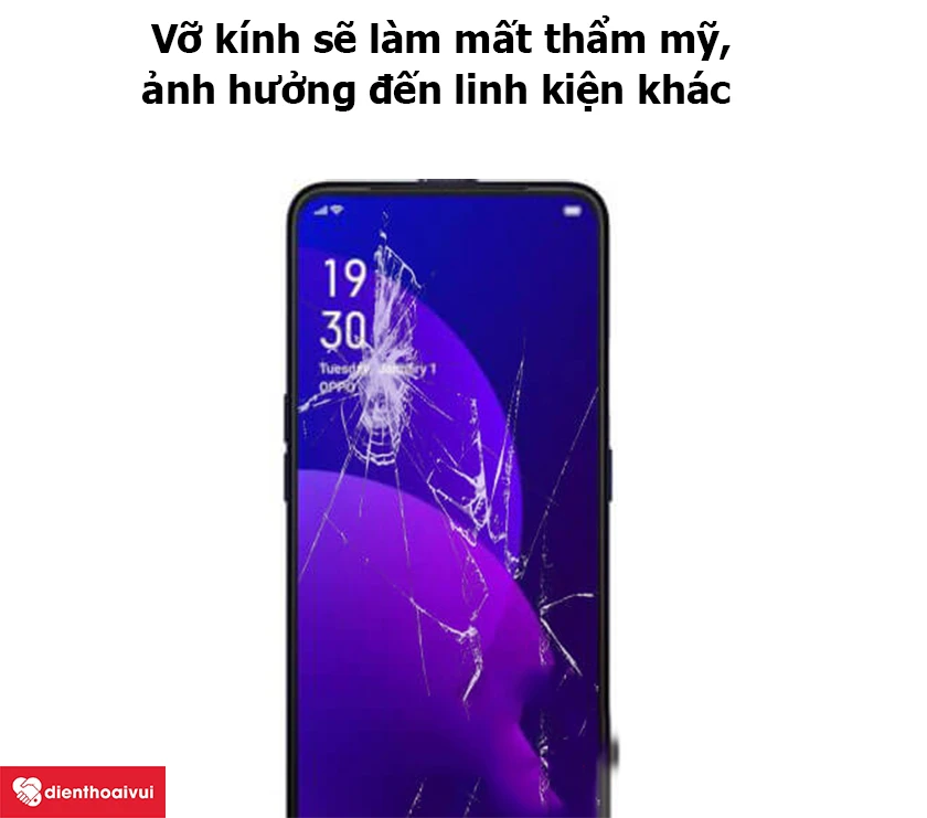 Tại sao bạn cần khắc phục hư hỏng tr&ecirc;n k&iacute;nh Oppo F11 Pro ngay lập tức?