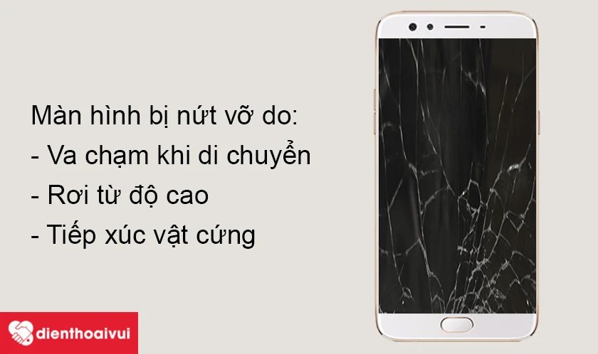 Phân biệt hư mặt kính và hư màn hình