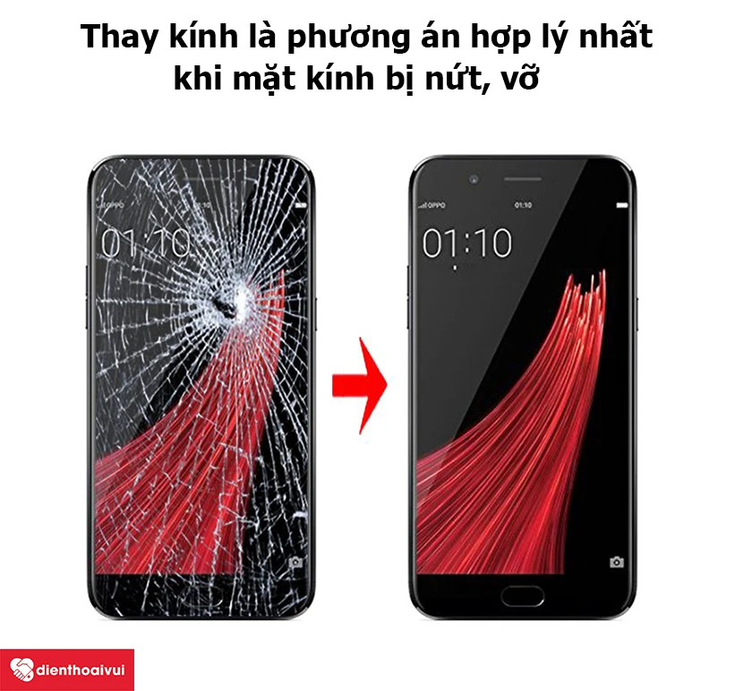 Thay kính là phương án sửa chữa thích hợp nhất