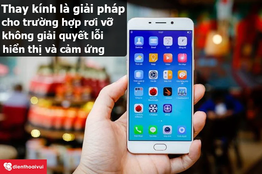 Cấu tạo m&agrave;n h&igrave;nh OPPO R9S Plus? Ph&acirc;n biệt thay m&agrave;n h&igrave;nh v&agrave; mặt k&iacute;nh?