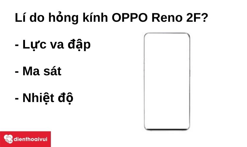 Mặt k&iacute;nh OPPO Reno 2F hư hỏng do đ&acirc;u?