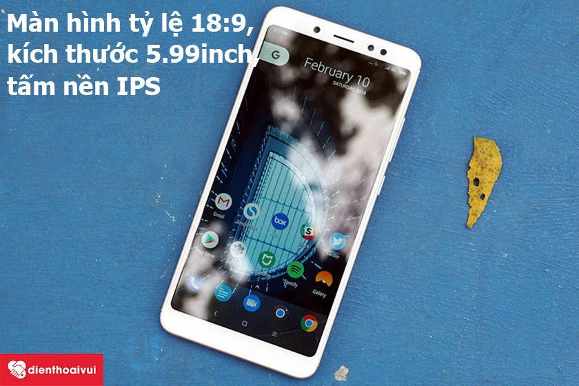 Xiaomi Redmi Note 5 Pro &ndash; M&agrave;n h&igrave;nh tỷ lệ 18:9, k&iacute;ch thước 5.99 inch, tấm nền IPS