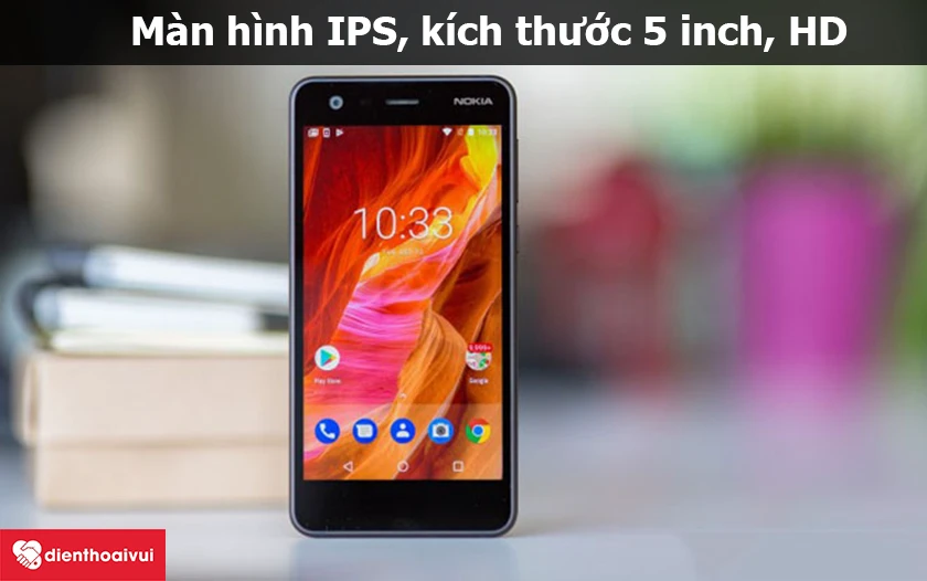 Nokia 2 – kích thước 5 inch, độ phân giải HD