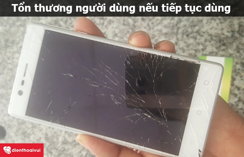 Hậu quả nếu tiếp tục sử dụng màn hình Nokia 3 bị hỏng