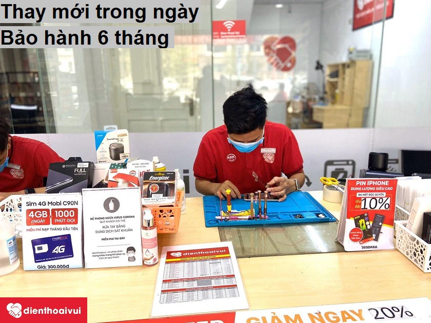 Thay m&agrave;n h&igrave;nh Oppo R11 Plus gi&aacute; tốt, chất lượng, lấy ngay tại Điện Thoại Vui
