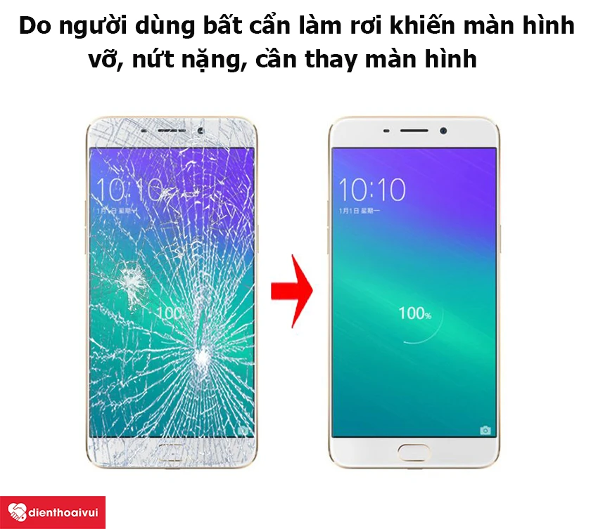 C&aacute;ch giải quyết lỗi m&agrave;n h&igrave;nh OPPO R9S Plus