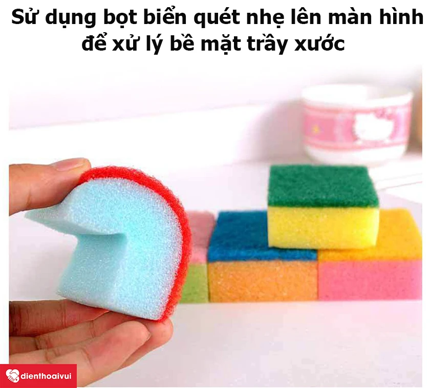 Sử dụng bọt biể