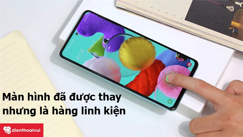 M&agrave;n h&igrave;nh đ&atilde; được thay trước đ&oacute; nhưng l&agrave; h&agrave;ng k&eacute;m chất lượng