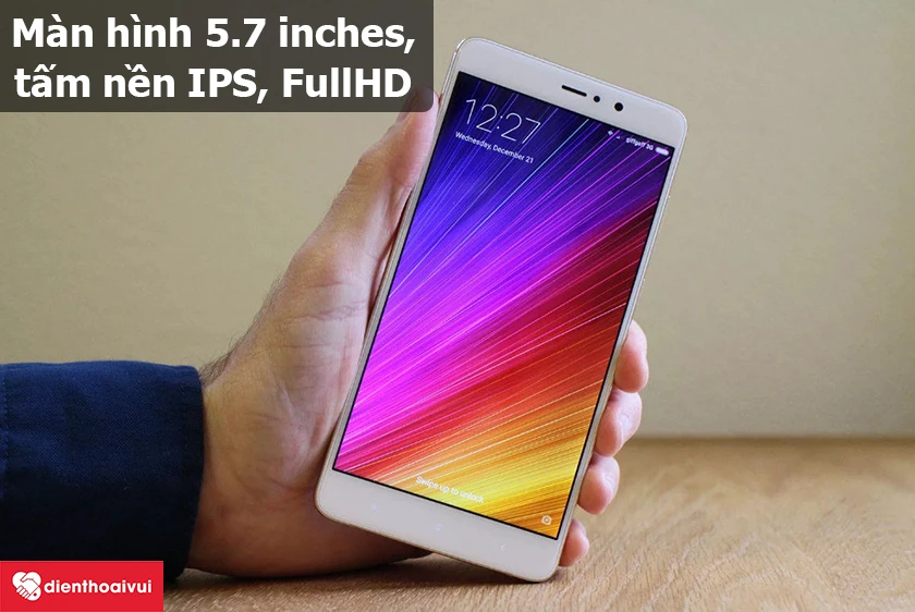 Xiaomi Mi 5S Plus &ndash; M&agrave;n h&igrave;nh 5.7 inches, tấm nền IPS, độ ph&acirc;n giải FullHD&nbsp;&nbsp;