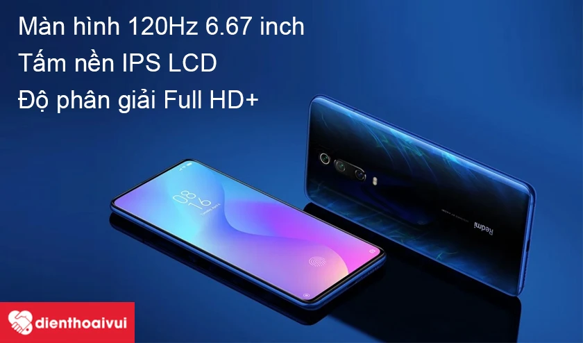Xiaomi Redmi K30 &ndash; M&agrave;n h&igrave;nh tần số 120Hz, 6.67 inch v&agrave; độ ph&acirc;n giải Full HD+