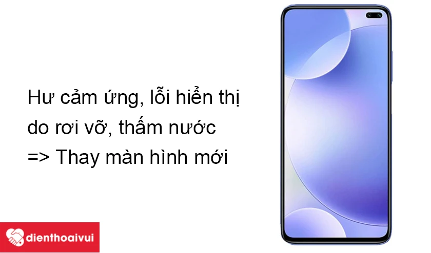 Lỗi kh&ocirc;ng sử dụng được chức năng cảm ứng