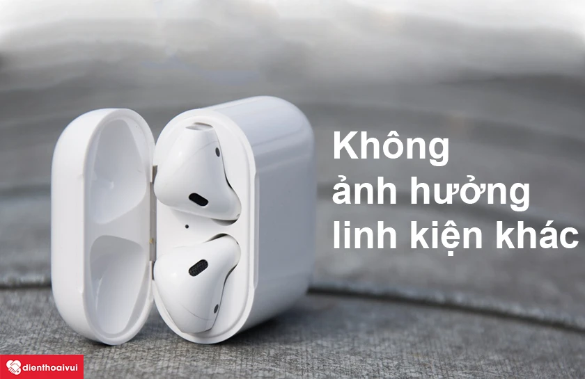 Ho&agrave;n to&agrave;n kh&ocirc;ng ảnh hưởng đến c&aacute;c linh kiện kh&aacute;c trong tai nghe