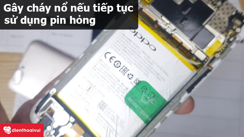 G&acirc;y nguy hiểm đến cho người d&ugrave;ng v&agrave; thiết bị như ch&aacute;y nổ