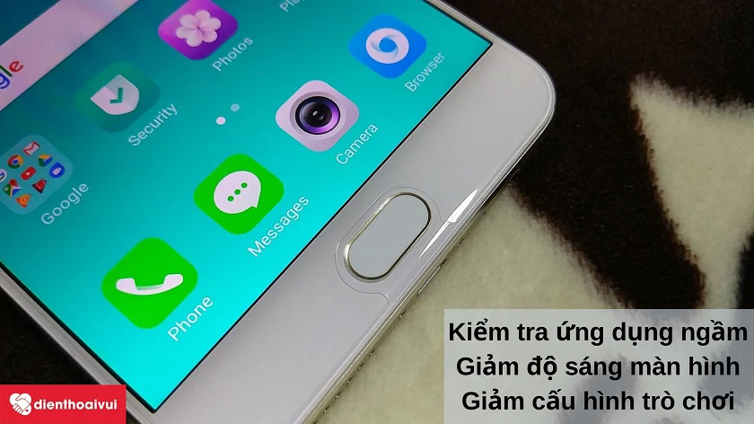 Cách giải quy&ecirc;́t v&acirc;́n đ&ecirc;̀ cạn pin nhanh tr&ecirc;n OPPO R9s Plus