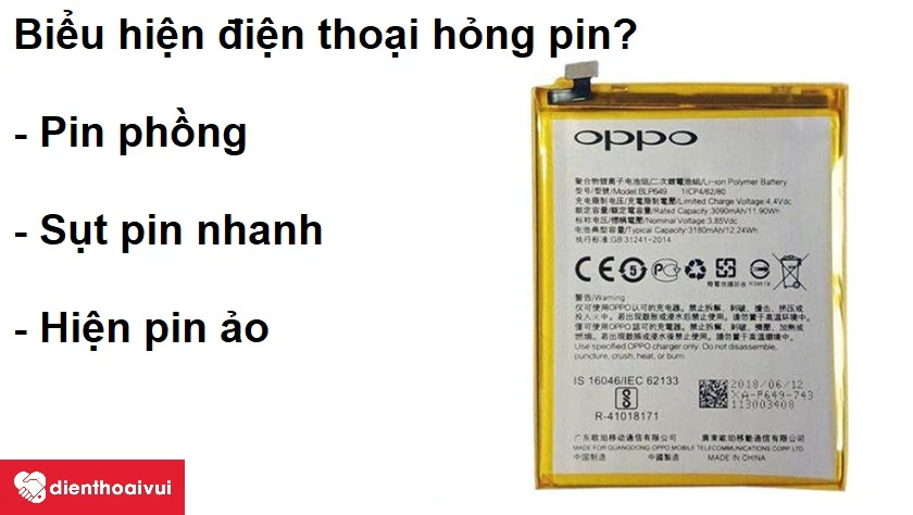 Khắc phục pin OPPO Reno sụt quá nhanh?