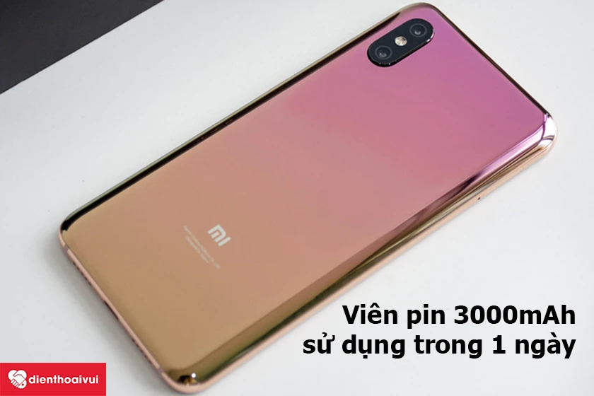 Xiaomi Mi 8 Pro &ndash; Vi&ecirc;n pin 3000mAh sử dụng li&ecirc;n tục trong 1 ng&agrave;y