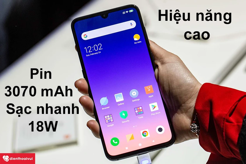 Xiaomi Mi 9 Se - Hiệu năng cao, pin 3070 mAh hỗ trợ sạc nhanh 18W