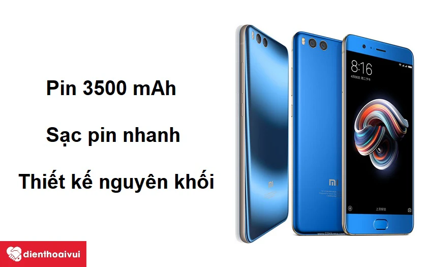 Làm từ kim loại cao cấp và được trang bị pin lên đến 3500 mAh