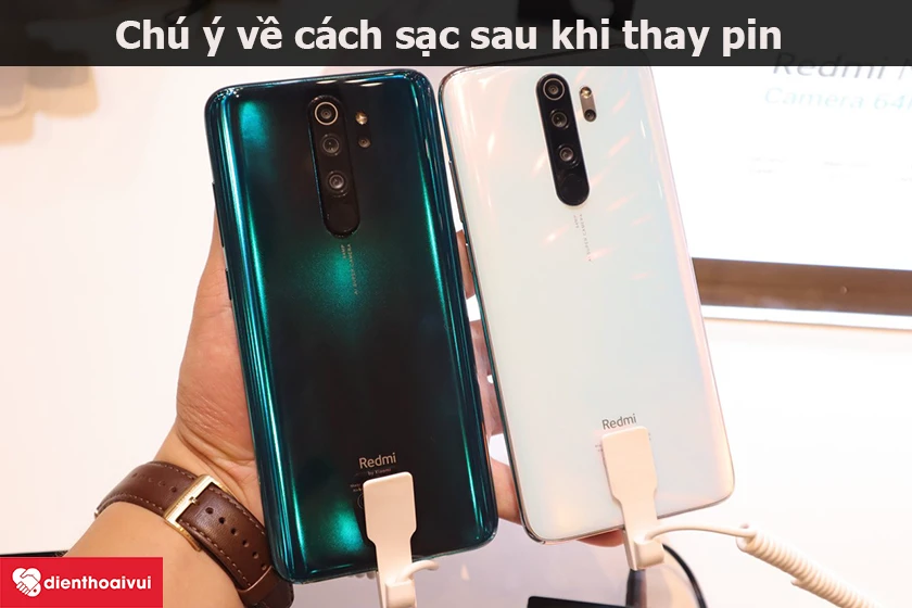 Nguyên tắc sử dụng để đảm bảo tuổi thọ cho pin Xiaomi Redmi Note 8