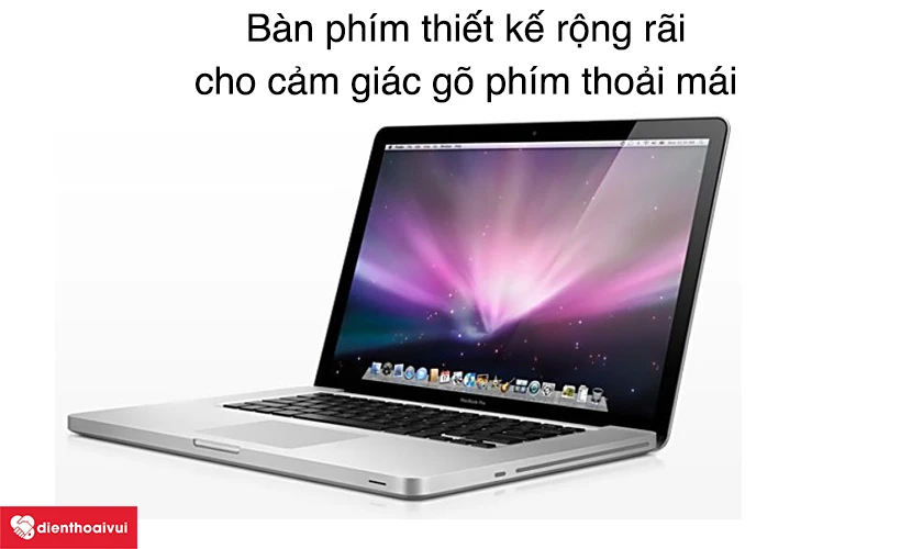 B&agrave;n ph&iacute;m thiết kế rộng r&atilde;i, cho cảm gi&aacute;c g&otilde; ph&iacute;m thoải m&aacute;i
