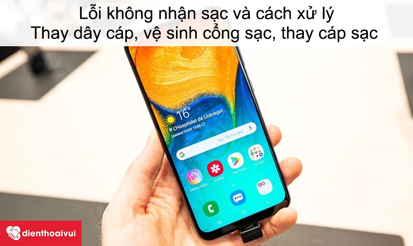 Lỗi kh&ocirc;ng nhận sạc v&agrave; c&aacute;ch xử l&yacute;