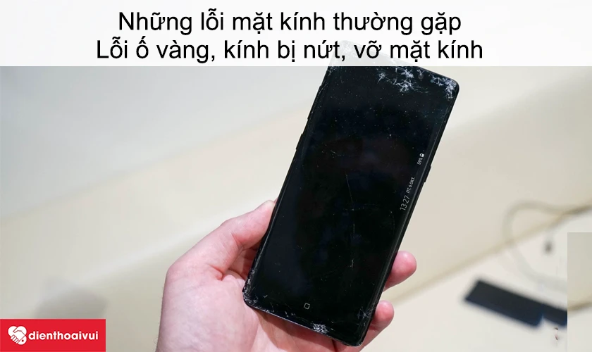 Những lỗi mặt k&iacute;nh Samsung Galaxy Note 8 thường gặp nhất