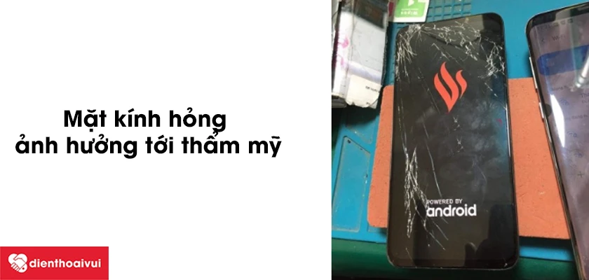 Những t&aacute;c hại do hỏng k&iacute;nh Vsmart Live m&agrave; bạn chưa biết