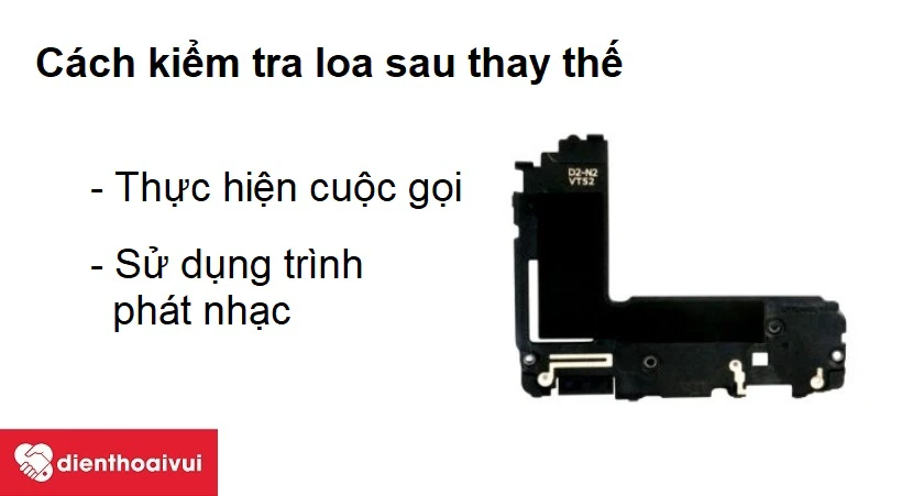 C&aacute;ch kiểm tra loa Samsung Galaxy S8 Plus sau thay thế