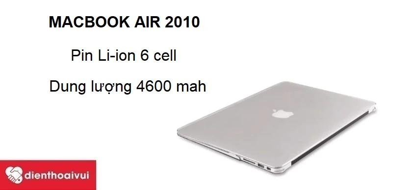 Pin Li-Ion 6 cell, dung lượng 4600 mAh