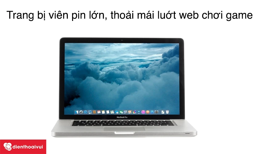 Trang bị vi&ecirc;n pin lớn, thoải m&aacute;i sử dụng đến 7 tiếng