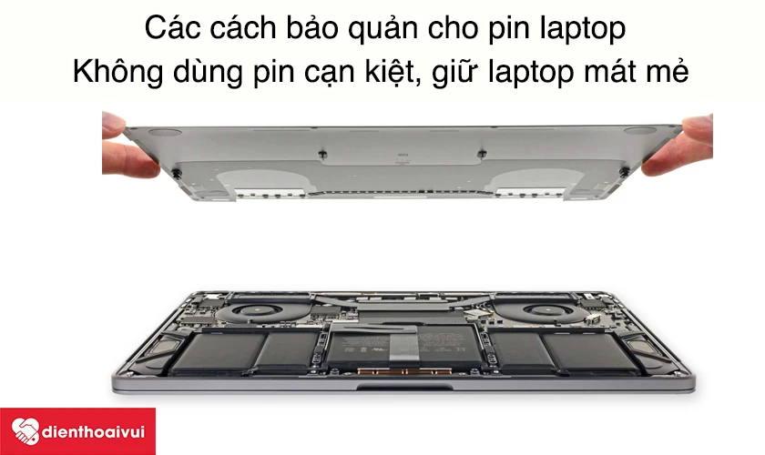 C&aacute;c c&aacute;ch bảo quản cho pin Macbook hoạt động hiệu quả