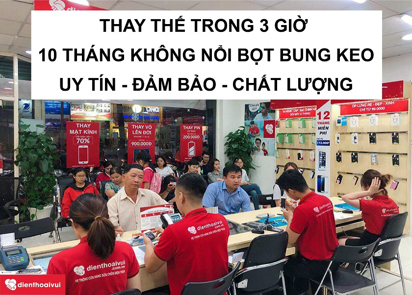 Dịch vụ thay k&iacute;nh Realme 2 bảo h&agrave;nh d&agrave;i hạn, chất lượng tại Điện Thoại Vui