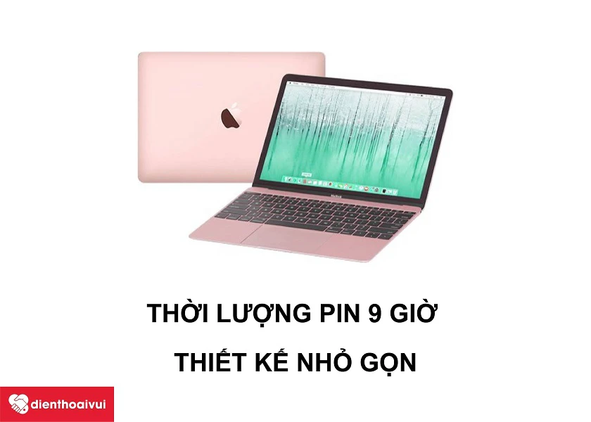 Macbook Air 2016 &ndash; Thời lượng pin cao l&ecirc;n đến 9 giờ c&ugrave;ng thiết kế nhỏ gọn