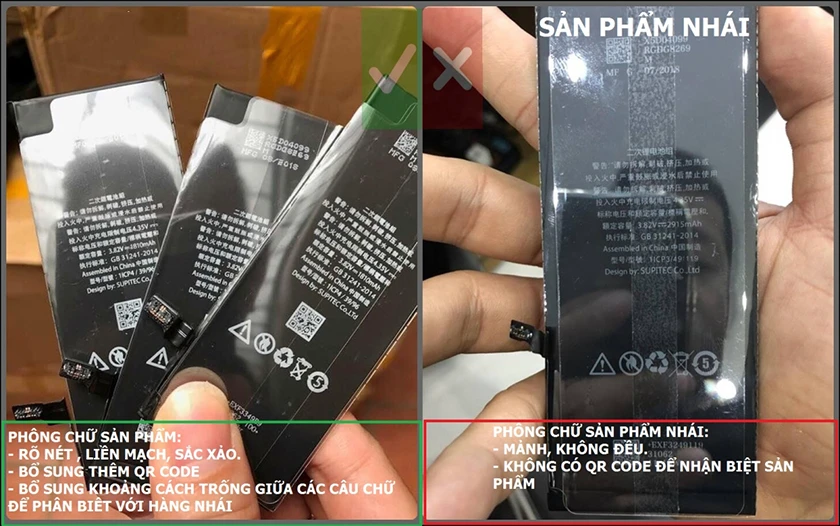 Ph&ocirc;ng chữ tr&ecirc;n sản phẩm ch&iacute;nh h&atilde;ng r&otilde; n&eacute;t, liền mạch