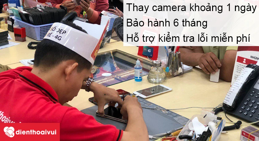 Thay camera sau Xiaomi Redmi Note 7 nhanh chóng, chất lượng cao tại Điện Thoại Vui