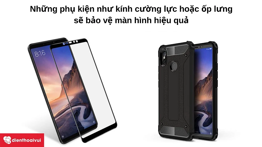 Lựa chọn phụ kiện bảo vệ m&agrave;n h&igrave;nh cho Xiaomi Mi Max 3