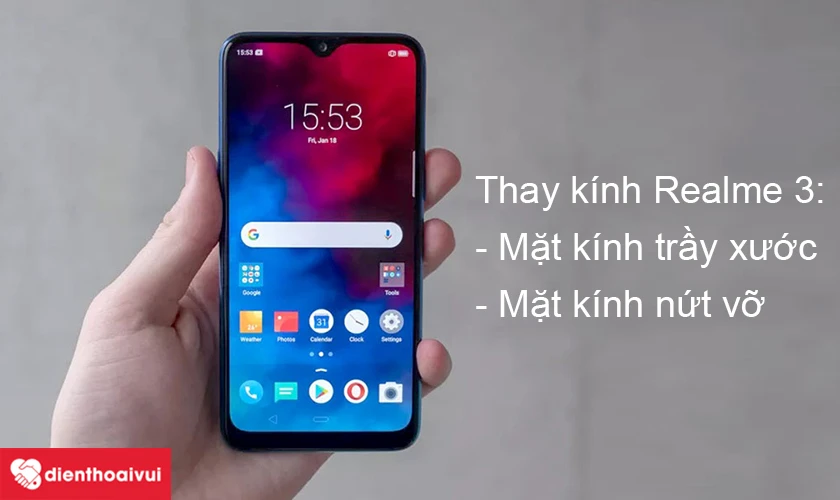 Khi n&agrave;o cần thay k&iacute;nh Realme 3?