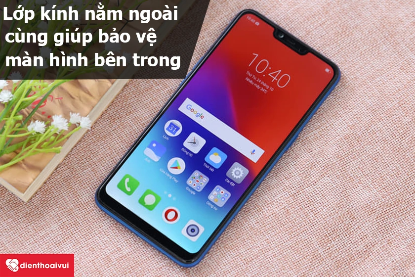 T&aacute;c dụng của lớp k&iacute;nh tr&ecirc;n Realme C1