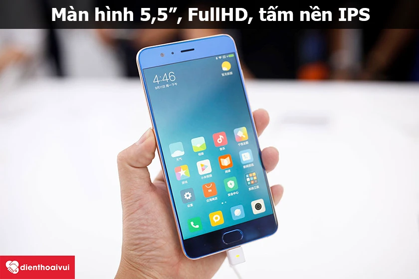 Xiaomi Mi Note 3 &ndash; M&agrave;n h&igrave;nh 5,5 inches, độ ph&acirc;n giải FullHD, tấm nền IPS