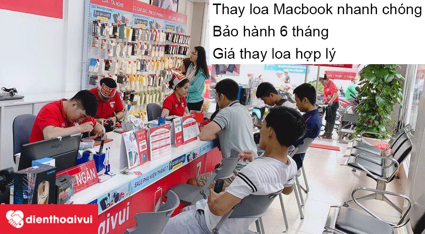 Thay loa Macbook Air 2015 ch&iacute;nh h&atilde;ng, chất lượng cao với gi&aacute; hợp l&yacute; tại Điện Thoại Vui